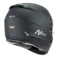 Nitro N2400 UNO Helmet Satin Black Product thumb image 4