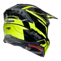 Nitro Helmet MX710 Shard II Fluro Yellow/Black Product thumb image 4