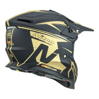 Nitro MX760 Off Road Helmet Satin Black/Gold Product thumb image 4