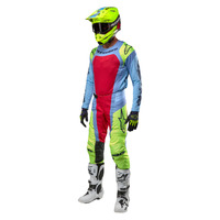 Alpinestars 2024 Techstar Ocuri Jersey Light Blue/Fluro Yellow/Red Berry Product thumb image 4