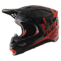 Alpinestars Supertech SM8 Echo ECE Off Road Helmet Black Dark Gray Product thumb image 4