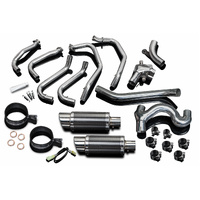 Honda VFR800 Vtec 2002-2013 200MM Round Carbon Full Exhaust System Product thumb image 4