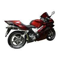 Honda VFR800 Vtec 2002-2013 225MM Oval Carbon DS70 Full Exhaust System Product thumb image 4