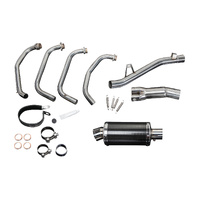 Suzuki GSF1200 S Bandit 95-07 225MM Oval Carbon Full Exhaust System Product thumb image 4