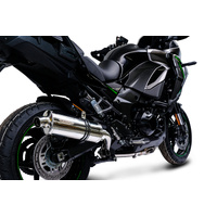 Kawasaki Versys 1100 2025 2026 350MM Oval Stainless Full Exhaust System Product thumb image 4