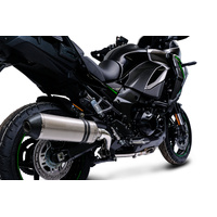 Kawasaki Versys 1100 2025 2026 343MM X-OVAL Titanium Full Exhaust System Product thumb image 4