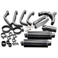 Honda CBR1100XX 1996-2009 450MM Oval Carbon 4-2 Complete System Product thumb image 4