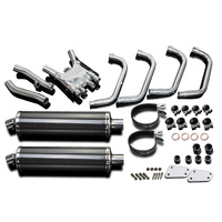 Yamaha XJR1300/SP 1998-2003 450MM Oval Carbon Full Exhaust System Product thumb image 4