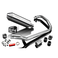 Royal Enfield Scram 411 2022-2024 320MM Stainless TRI Oval Full Exhaust System Product thumb image 4