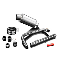 Royal Enfield 350 Bullet Classic 22-25 225MM Oval Stainless Full Exhaust System Product thumb image 4