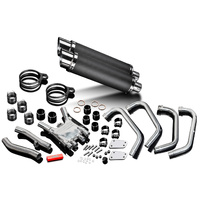 Yamaha XJR1300/SP 1998-2003 350MM Round Carbon Full Exhaust System Product thumb image 4