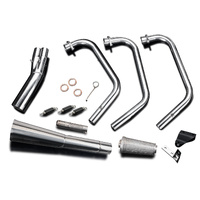 Yamaha XS750S XS850 1978-1981 3-1 Complete Stainless Steel Megaphone Exhaust Product thumb image 4
