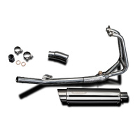 Kawasaki Ninja 250R 2008-2013 350MM Round Stainless 2 Into 1 Full Exhaust System Product thumb image 4