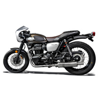 Kawasaki W650 W800 19-24 350MM Round Stainless GL10 Exhaust System Product thumb image 4