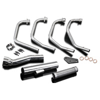 Suzuki GS850G 1979-1981 Full Straight Round Stainless Exhaust System Product thumb image 4