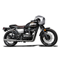 W650 W800 2019-2024 / Complete Systems 550mm Custom Silencers With Bull Nose END 304 Stainless Steel Product thumb image 4