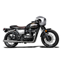 W650 W800 2019-2024 / Complete Systems 550mm Custom Silencers With Slash CUT END 304 Stainless Steel Product thumb image 4