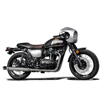 W650 W800 2019-2024 / Complete Systems 550mm Custom Silencers With Turn OUT END 304 Stainless Steel Product thumb image 4