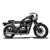 W650 W800 2019-2024 / Complete Systems 410mm Custom Silencers With Turn OUT END 304 Stainless Steel Product thumb image 4