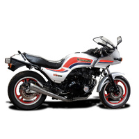 Kawasaki GPZ1100 UNI-TRAK ZX1100A Stainless Reverse Cone Style Exhaust System Product thumb image 4