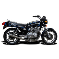 Suzuki GSX750E 1980-1982 4 Into 1 Stainless Reverse Cone Exhaust System Product thumb image 4