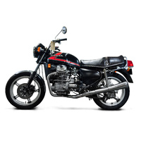 Honda CX500 CX500 Deluxe CX500C Custom 78-81 Stainless Reverse Cone Exhaust Product thumb image 4