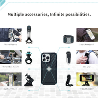Cube Iphone 13 PRO X-GUARD Case Carbon Fibre + Infinity Mount Product thumb image 4