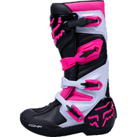 FOX Womens Comp Off Road Boots Black/Pink Product thumb image 4
