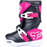 FOX Kids Comp Off Road Boots Black/Pink Product thumb image 4