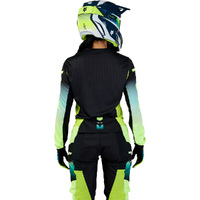 FOX Womens 180 Flora Off Road Jersey Black/Yellow Product thumb image 4