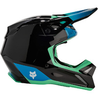 FOX Youth V1 Ballast Off Road Helmet Black/Blue Product thumb image 4