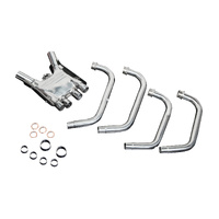 Yamaha XJR1300 1998-2003 4 Into 2 Down Pipes AND Collector Stainless Steel Product thumb image 4