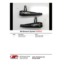 M4 Dual Black GP SLIP-ONS Z1000 2010-2019 Product thumb image 4