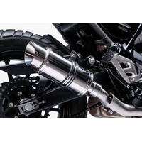 Triumph Speed 400 2024-2026 200MM Round Stainless Exhaust System Product thumb image 4