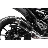 Triumph Scrambler 400X 2024-2026 225MM Oval Carbon Exhaust System Product thumb image 4