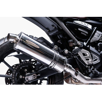 Triumph Speed 400 2024-2026 350MM Oval Stainless Exhaust System Product thumb image 4