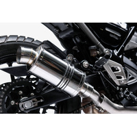 Triumph Speed 400 2024-2026 225MM Oval Stainless Exhaust System Product thumb image 4
