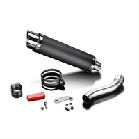 Ducati Monster (M821 15-19) (M1200 14-19) 350MM Round Carbon Exhaust System Product thumb image 4