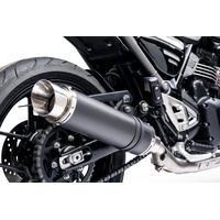 Triumph Speed 400 2024-2026 350MM Round Carbon Exhaust System Product thumb image 4
