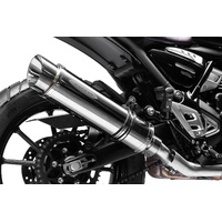 Triumph Scrambler 400X 2024-2026 350MM Roudn Stainless Exhaust System Product thumb image 4