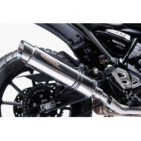 Triumph Speed 400 2024-2026 350MM Round Stainless Exhaust System Product thumb image 4