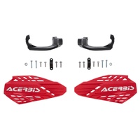 Acerbis Handguards Linear Vented Universal Red White Product thumb image 4