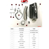M4 Tech 1 Carbon SLIP-ON GSXR1000 2017-2024 Product thumb image 4