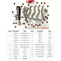 M4 Full Titanium System With Black GP GSXR1000 Canister 2017-2024 Product thumb image 4