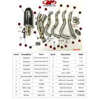 M4 Full Titanium System With Carbon Street Slayer Canister GSXR1000 2017-2024 Product thumb image 4