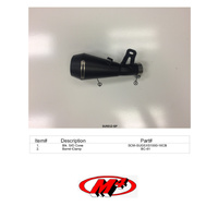 M4 GP Black Satin SLIP-ON GSX-S1000/1000F 2016-2019 Product thumb image 4