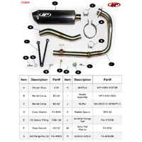 M4 Full System With Carbon Fiber Canister Yamaha R3 2015-2024 Product thumb image 4