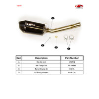 M4 Carbon SLIP-ON Yamaha MT07 2015-2020 Product thumb image 4