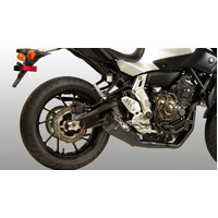 M4 ALL Black Full System RM1 Canister Yamaha MT07/XSR700 2015-2024  Product thumb image 4