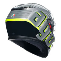 AGV K3 Fortify Helmet Grey/Black/Yellow Fluo Product thumb image 5